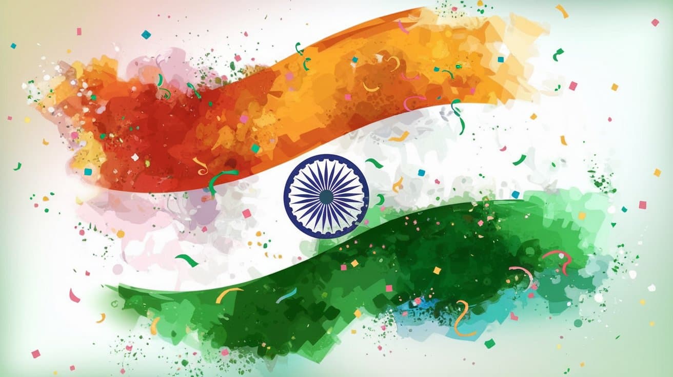 Happy Birthday song lyrics in Hindi displayed on a vibrant background